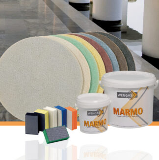 Schleif- und Poliermittel für Natur- und Kunststein